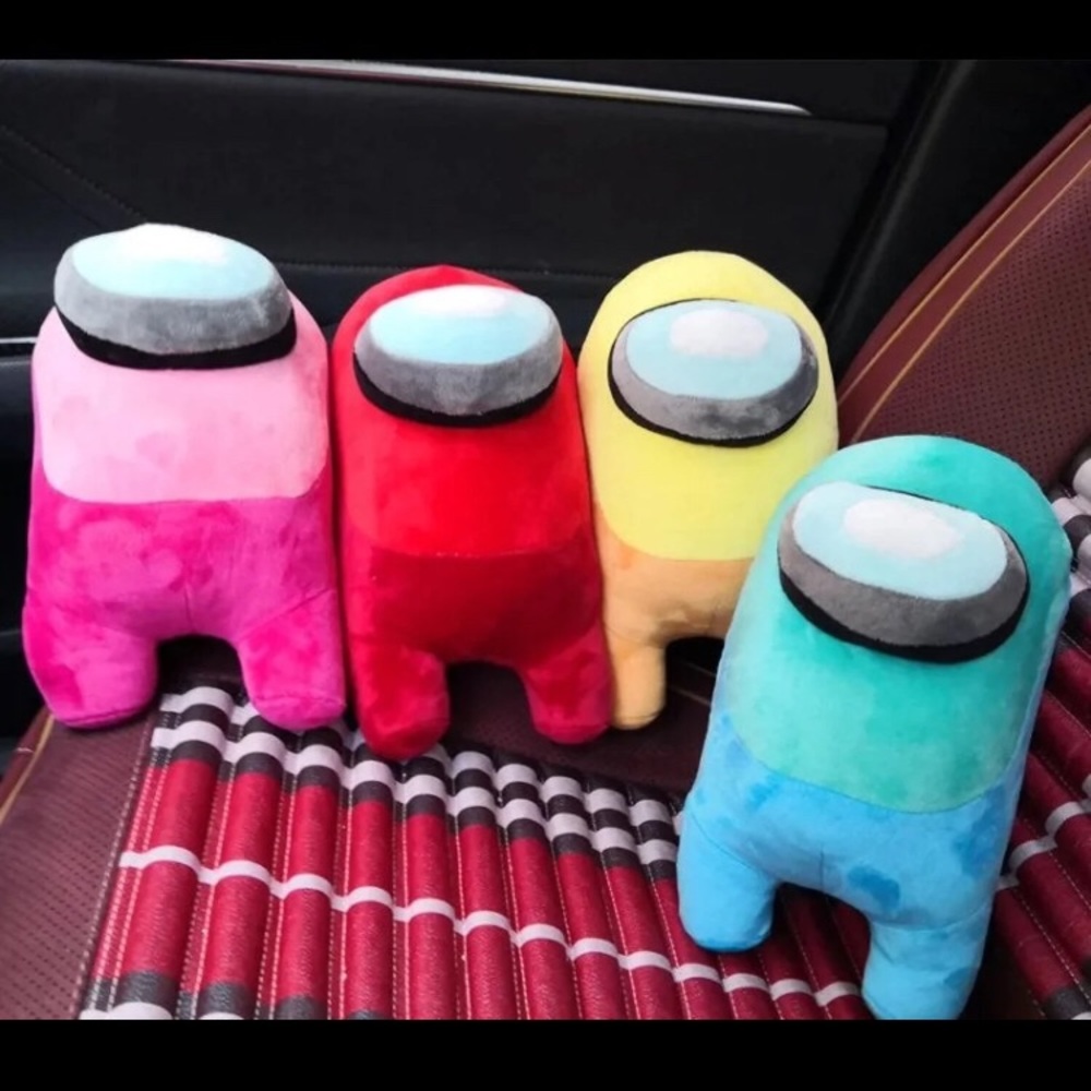 Pink among us toy